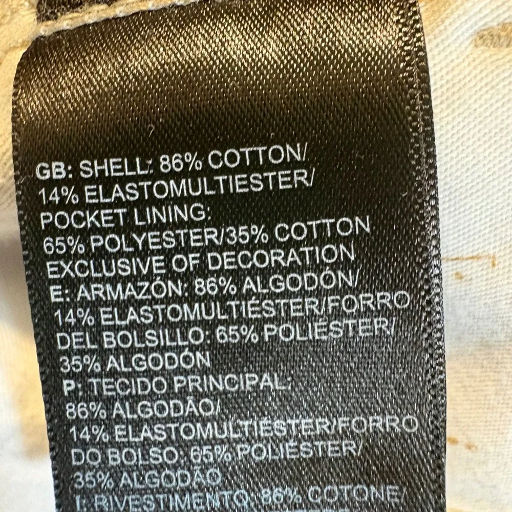 North Face Chino Pants Mens 36x32 Tan Khaki Straight Leg Cotton Blend Stretch